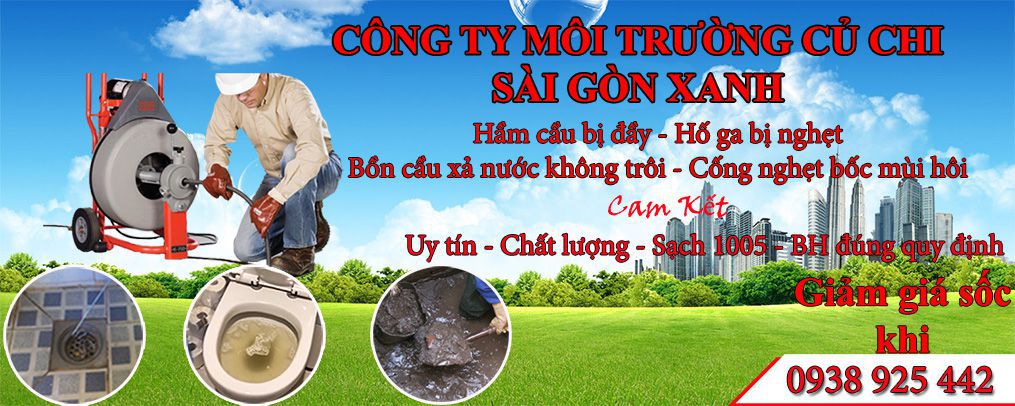 Thông Tắc Bồn Cầu Huyện Củ Chi Sài Gòn Xanh 0906402343
