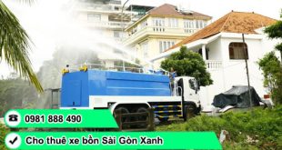 Cho thuê xe chở nước tưới cây TP.HCM